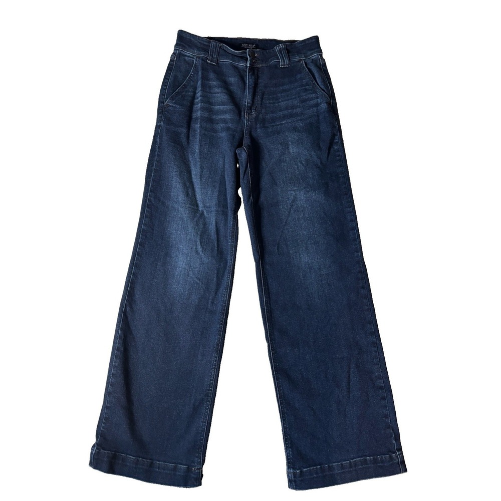 Judy Blue Wide Leg High Rise Dark Wash Jeans JB82642DK-CO Size 11/30